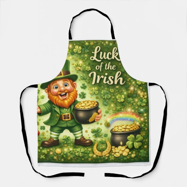 Luck of the Irish All Print Apron (Front)