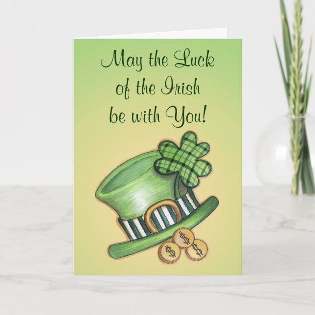 Luck of the Irish Card (Front)