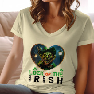 Luck of the Irish - Shimmering Shamrock Ball T-Shirt