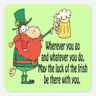 Luck of the Irish Square Sticker