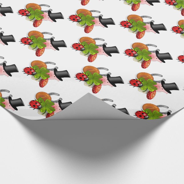 Luck of the Irish Wrapping Paper (Corner)