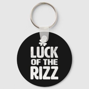 Luck Of The Rizz Irish Cool Lucky Saint Patricks D Key Ring