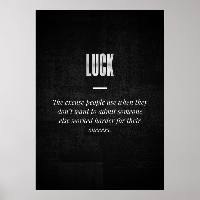 Luck Poster (Front)