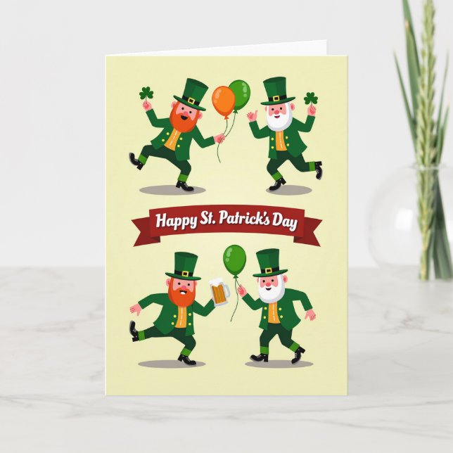 Luck St Patricks Day Card For Husband (Front)