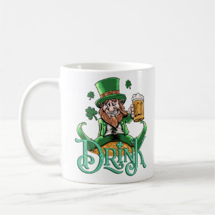 luck to the irish coffee mug