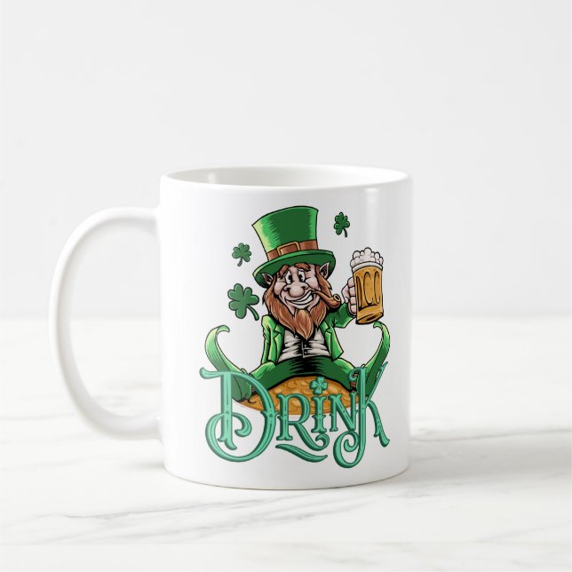 luck to the irish coffee mug (Left)
