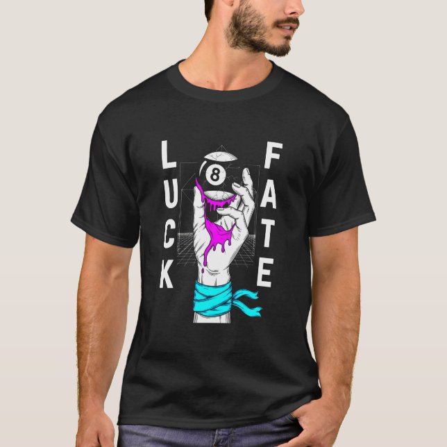 Luck vs Fate 90s Aesthetic Graphic Tee (Front)