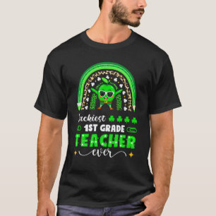 Luckiest 1st Grade Teacher Day Ever St Patrick's D T-Shirt