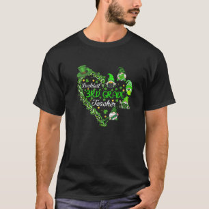 Luckiest 3Rd Grade Teacher Gnome St Patricks Day S T-Shirt