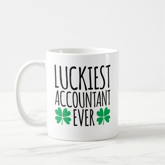 Luckiest Accountant Ever Coffee Mug (Left)