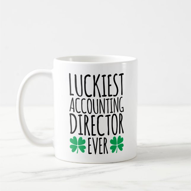 Luckiest Accounting Director Ever Coffee Mug (Left)