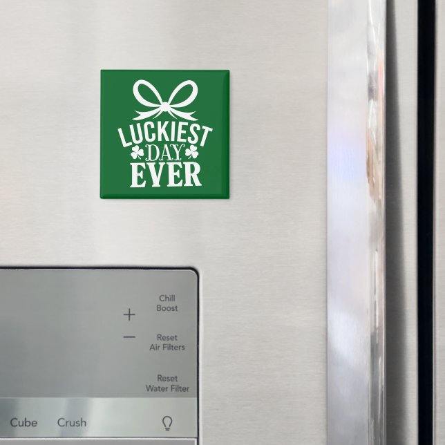 Luckiest Day Ever St Patricks Day Irish Lucky  Magnet (In Situ (Fridge))