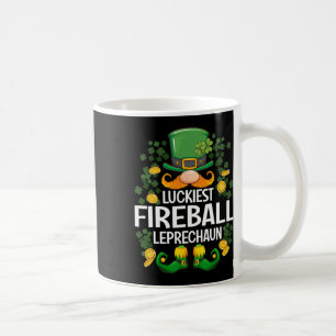 Luckiest Fireball Leprechaun St Patricks Day Party Coffee Mug