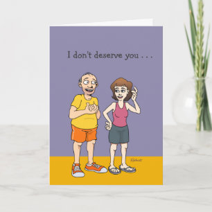 "Luckiest Husband on Earth" Wedding Anniversary Card
