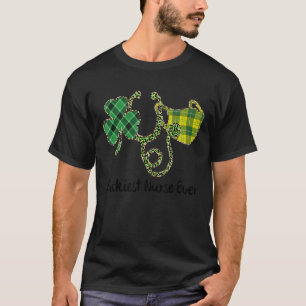 Luckiest Nurse Ever St Patrick S Day Rn Bsn Lpn T-Shirt