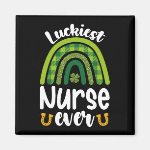 Luckiest Nurse Ever St Patrick's Day Magnet
