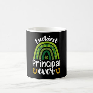 Luckiest Principal Ever School St Patrick's Day Coffee Mug