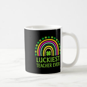 Luckiest Teacher Ever St Patricks Day School Gift Coffee Mug