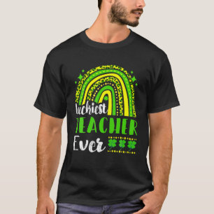 Luckiest Teacher Ever St Patricks Day School T-Shirt