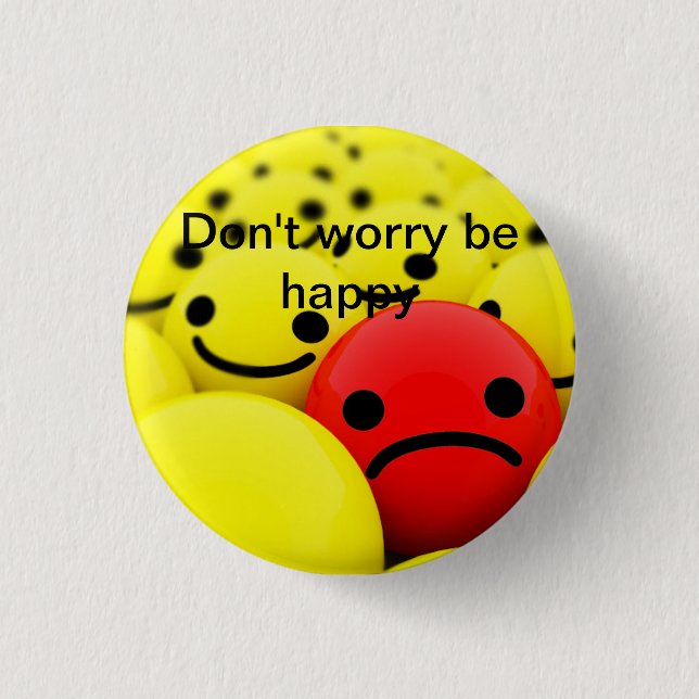 lucky 3 cm round badge (Front)