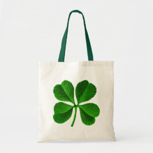 Lucky 4 Leaf Clover Tote Bag