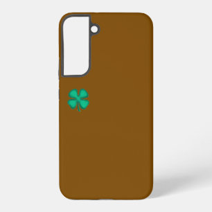 Lucky 4 Leaf Irish Clover brown S22Plus phone case