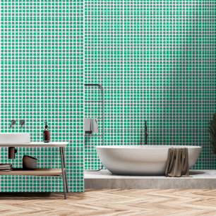 Lucky 4 Leaf Irish Clover smooth vinyl wallpaper