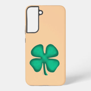 Lucky 4 Leaf Irish Clover tan S22 Plus phone case