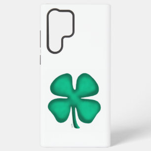 Lucky 4 Leaf Irish Clover white S22 Ult phone case