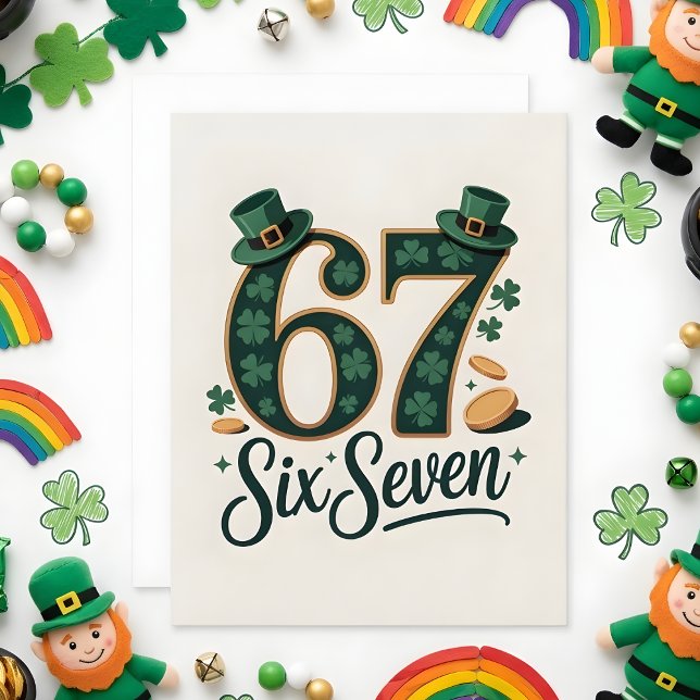 Lucky 67 St Patrick’s Day Kids Card (Creator Uploaded)