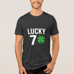 Lucky 7 Four Leaf Clover Tri-Blend Shirt