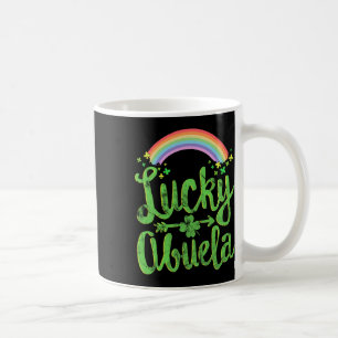 Lucky Abuela Family St Patricks Day Grandma Mother Coffee Mug