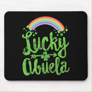 Lucky Abuela Family St Patricks Day Grandma Mother Mouse Pad