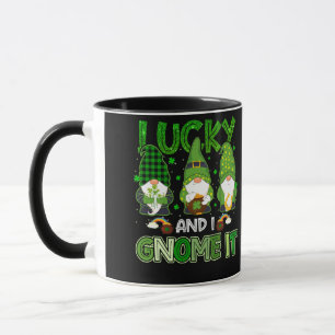 Lucky and I Gnome it St. Patrick's Day Bearded Mug
