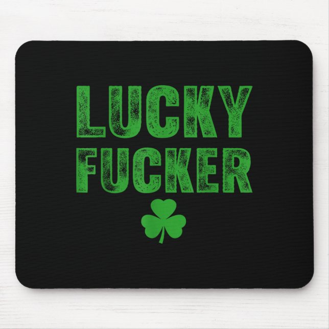 Lucky And Lucky Forer St Patricks Day  Mouse Pad (Front)