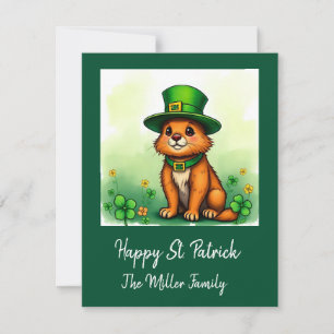 Lucky Animals in Disguise - St. Patrick’s Day Fun Holiday Card