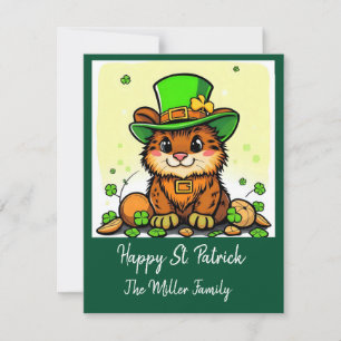 Lucky Animals in Disguise - St. Patrick’s Day Fun Holiday Card