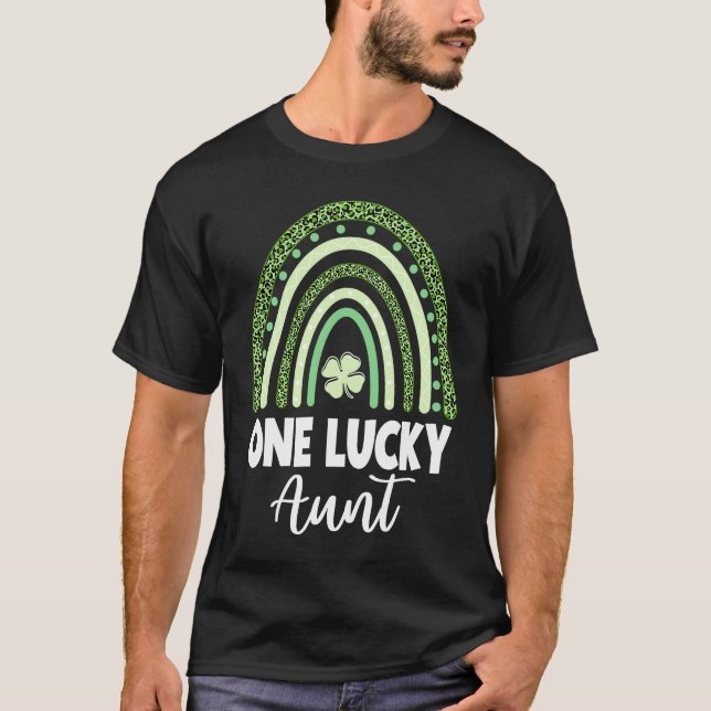 Lucky Aunt St Patrick's Day T-Shirt (Front)