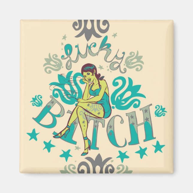 Lucky B Magnet (Front)