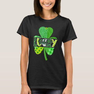 Lucky Baby Boy Girl St Patricks Day Irish Shamrock T-Shirt