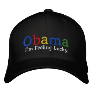 Lucky Barack Obama Embroidered Hat