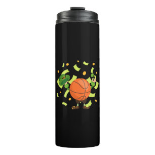 Lucky Basketball Happy Patrick's Day Thermal Tumbler