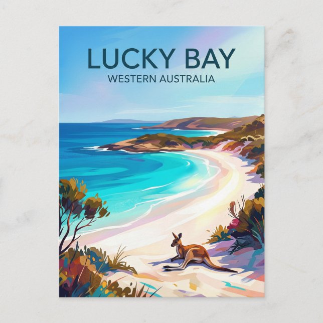Lucky Bay Australia Postcard (Front)