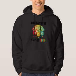 Lucky Bingo Charms  Women Men Lucky Bingo Hoodie