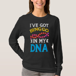 Lucky Bingo Game Bingo Dna Caller Card Player Appa T-Shirt