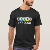 Lucky Bingo Game Players Quote - Cardio Exercise J