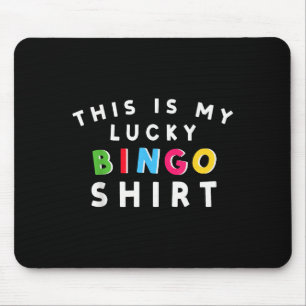 Lucky Bingo Player  Mouse Pad