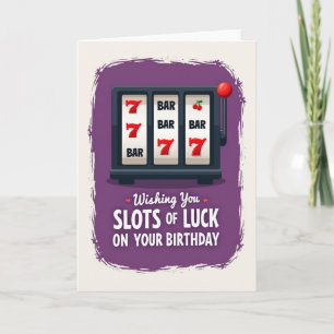 Lucky Birthday Slots Card