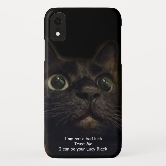 Lucky Black Cat Case-Mate iPhone Case (Back)