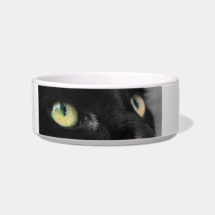 Lucky Black Cat Food Bowl